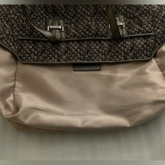 Coach Taylor Alexis Snake Print Fabric & Metallic Leather Satchel F26034 | Y2K - Picture 13 of 16